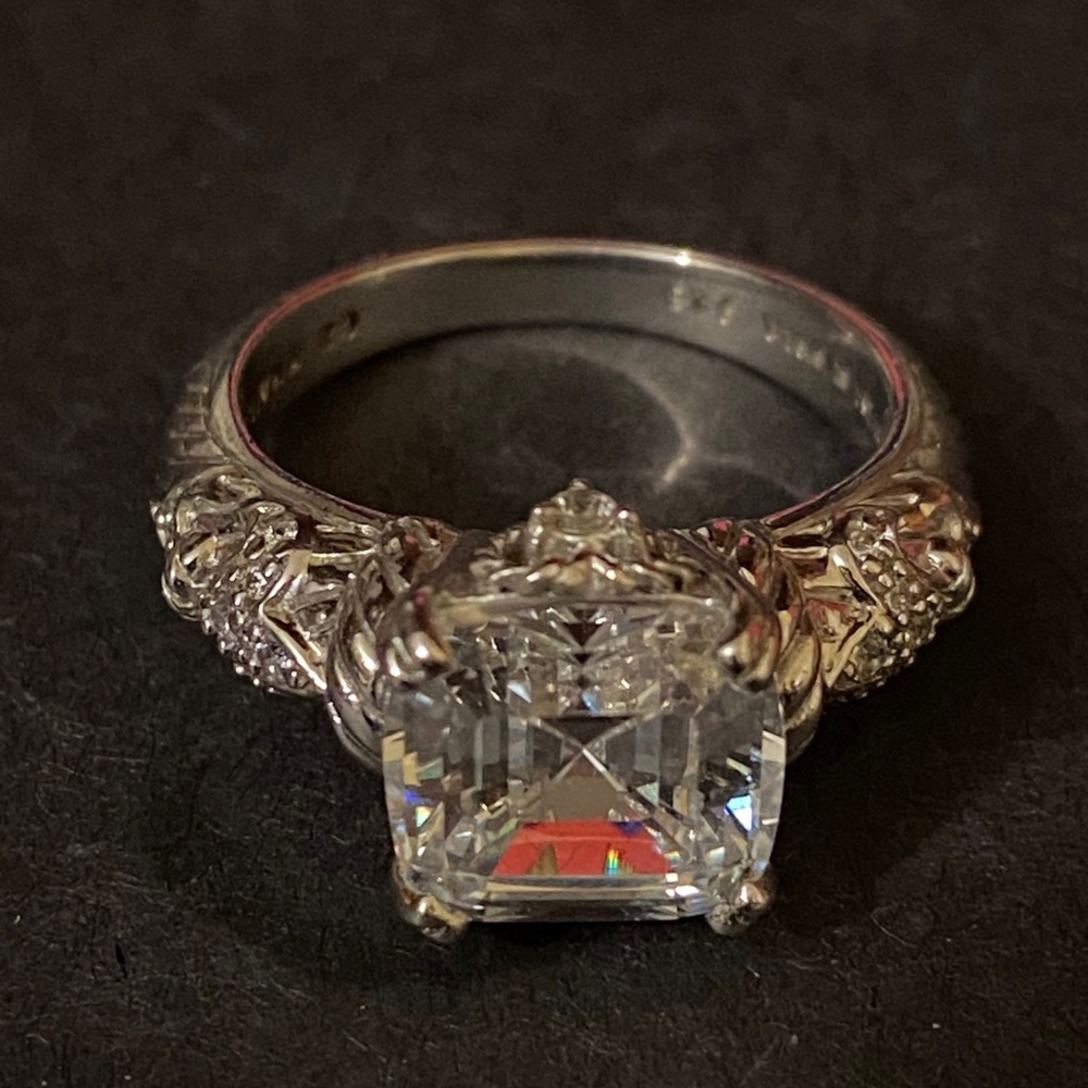 Judith Ripka silver ring